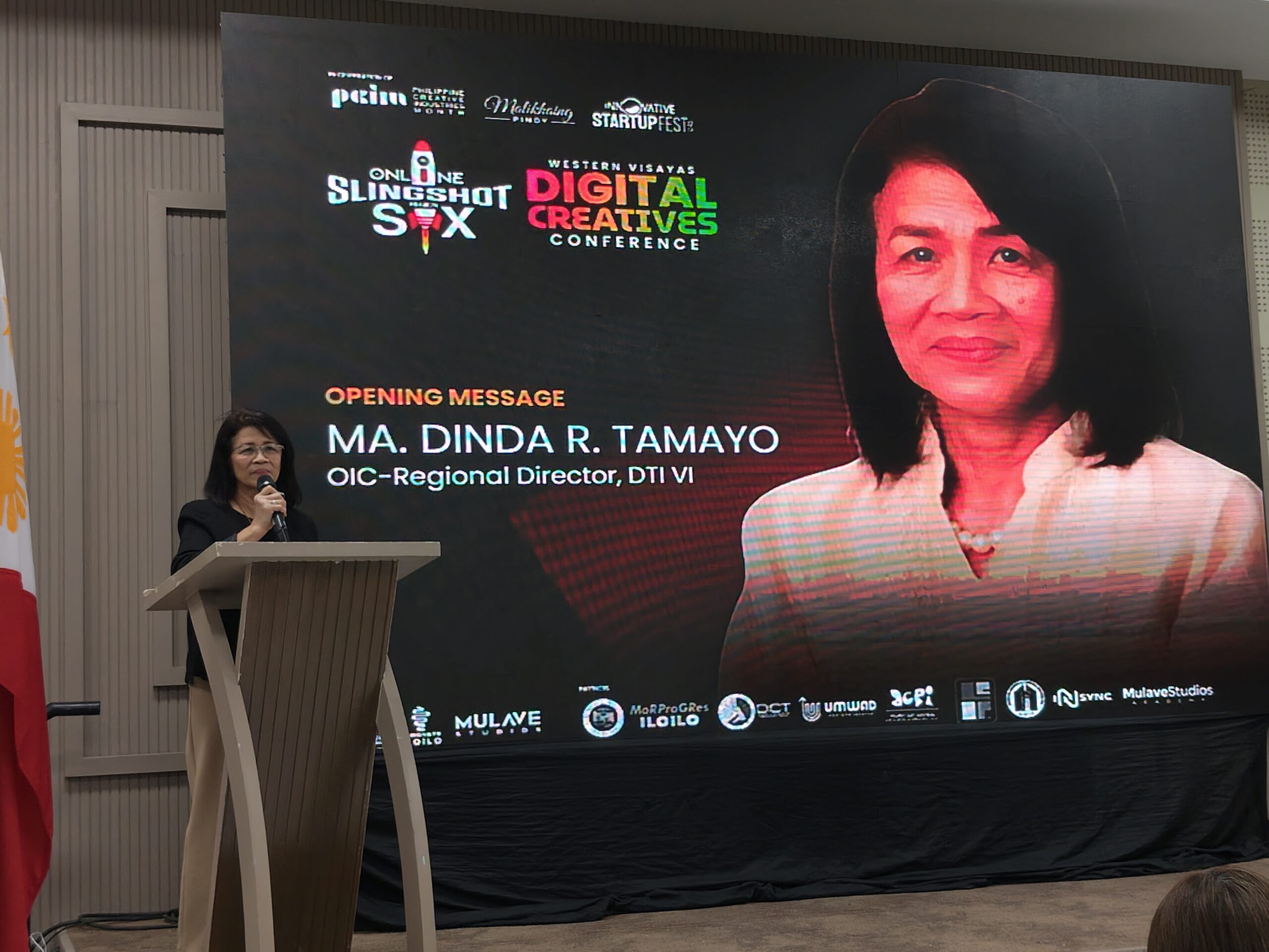 Opening message of M. Tamayo during the Online Slingshot Region 6 2025
